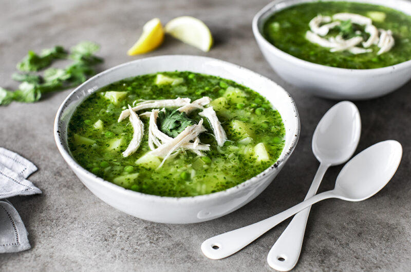 Soup of the day: Spring Green Soup in a Peruvian Style