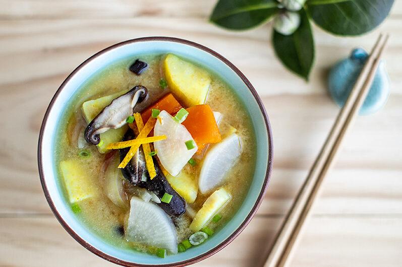 The Power of Miso Soup. + Hearty winter Vegetable Miso Soup Vegan Recipe
